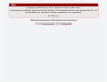 Tablet Screenshot of gast.psychologenforum.at
